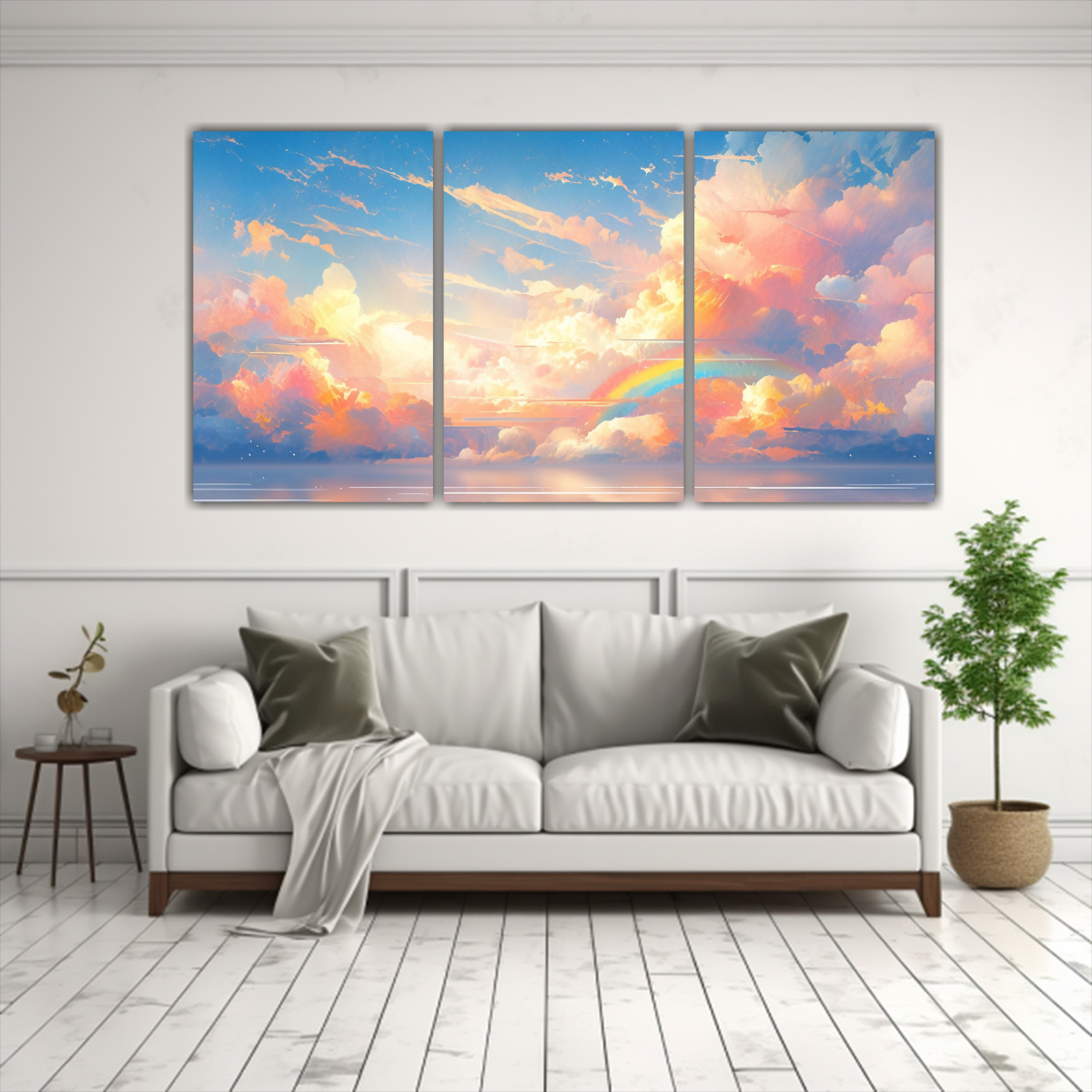 pinturas-abstractas-cielo-mar-y-arco-ris-en-lienzo-set-3-cuadros-1