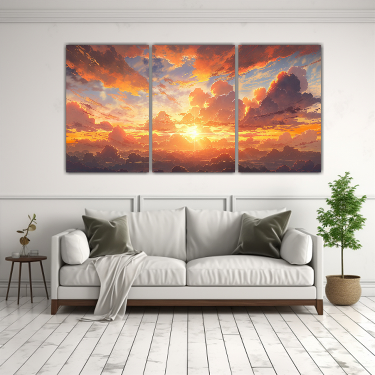 pinturas-abstractas-de-cielos-amarillos-al-amanecer-y-al-atardecer-1