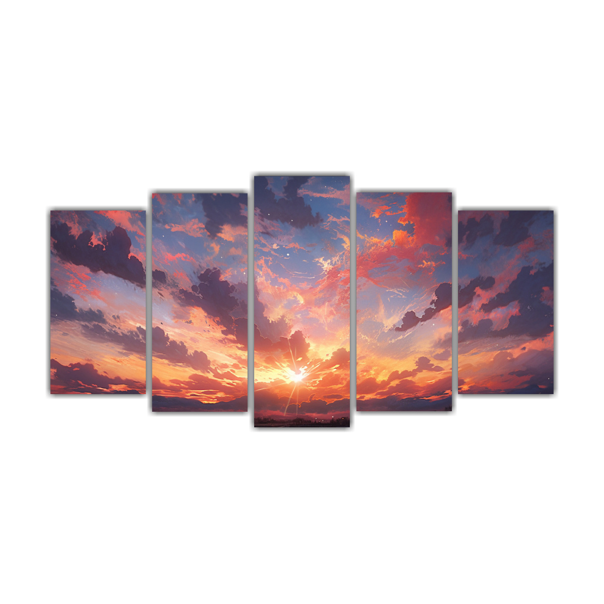 pinturas-abstractas-de-colores-exuberantes-al-amanecer-y-atardecer