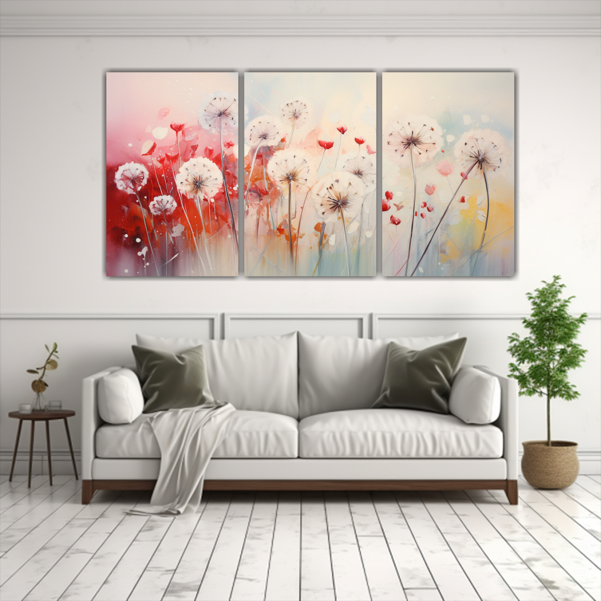 pinturas-abstractas-de-diente-de-le-n-blanco-y-rojo-1