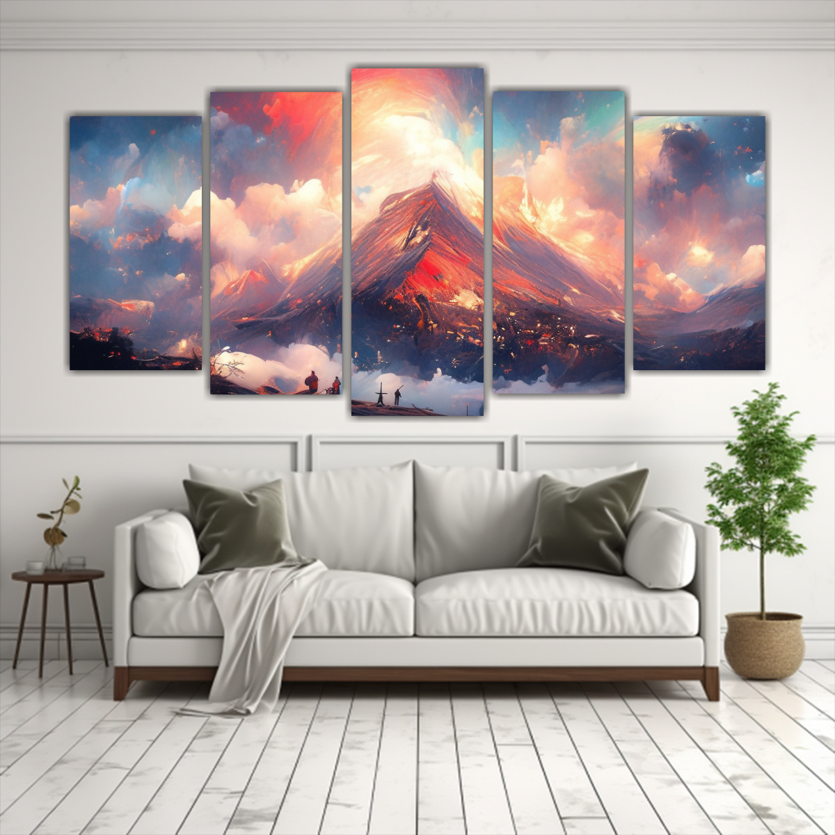 pinturas-abstractas-de-efecto-visual-en-monta-as-nevadas-con-arco-ris-y-colores-rojos-1