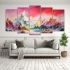 pinturas-abstractas-de-monta-as-nevadas-con-arco-ris-y-colores-rojos-1