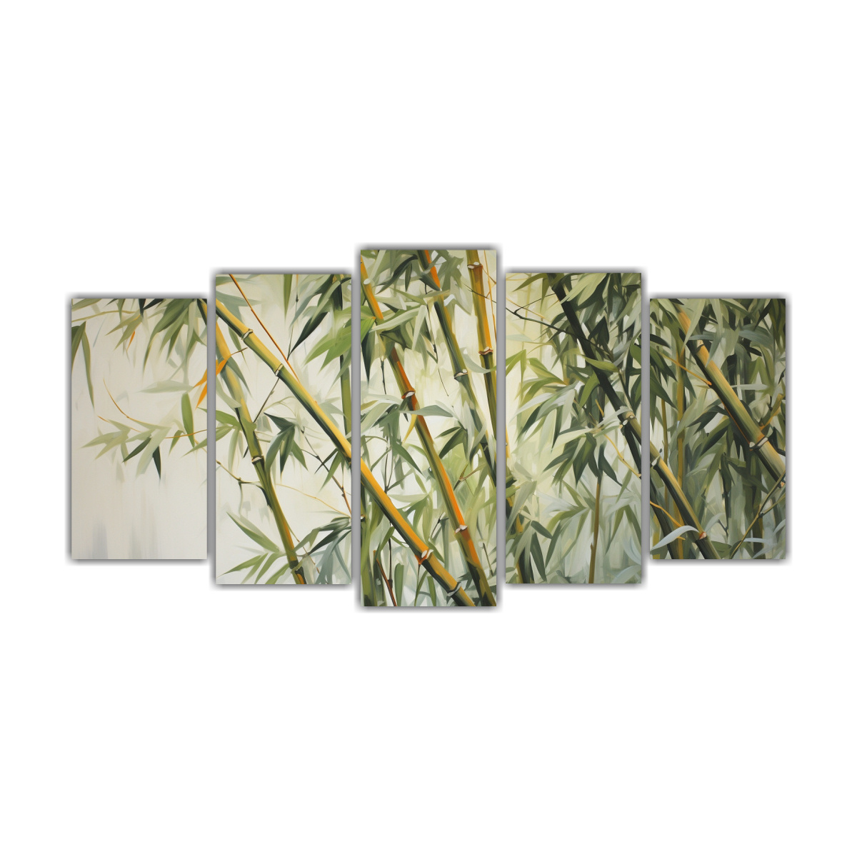 pinturas-abstractas-de-plantas-de-bamb-en-estilo-leo-de-alta-calidad