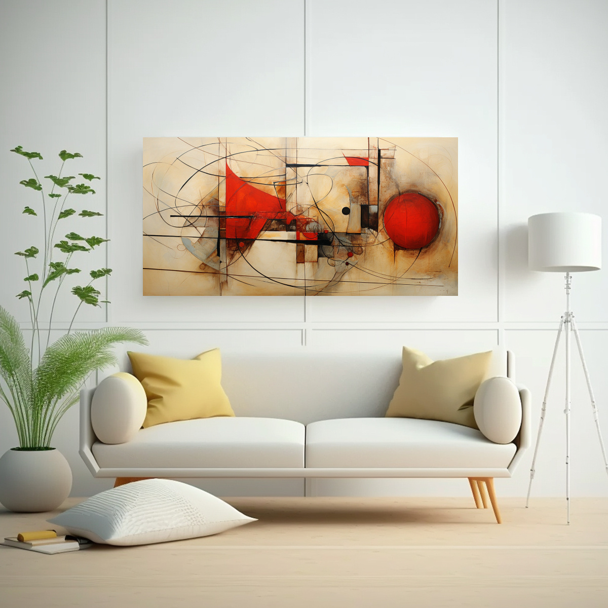 pinturas-abstractas-en-composici-n-lineal-de-cuadros-1