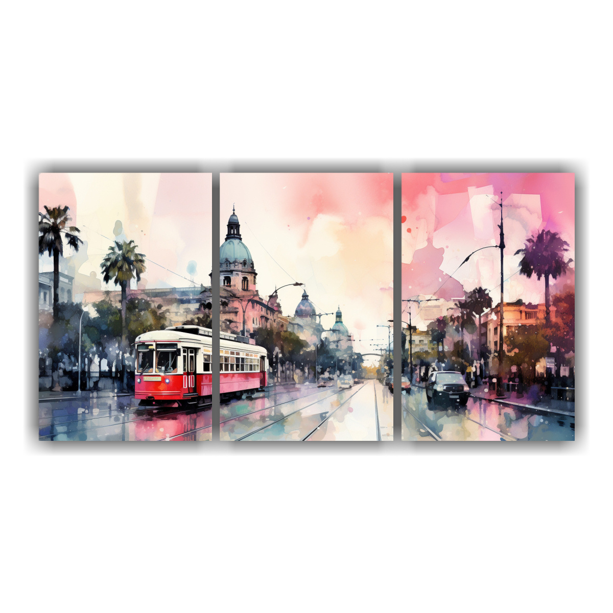 pinturas-acuarela-y-rosa-de-santiago-en-chile-en-tr-ptico