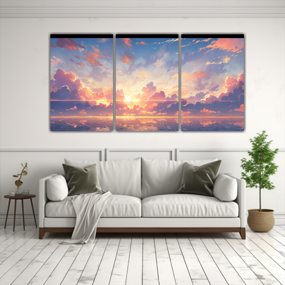 pinturas-creativas-de-amaneceres-y-atardeceres-con-arco-iris-y-acuarela-1