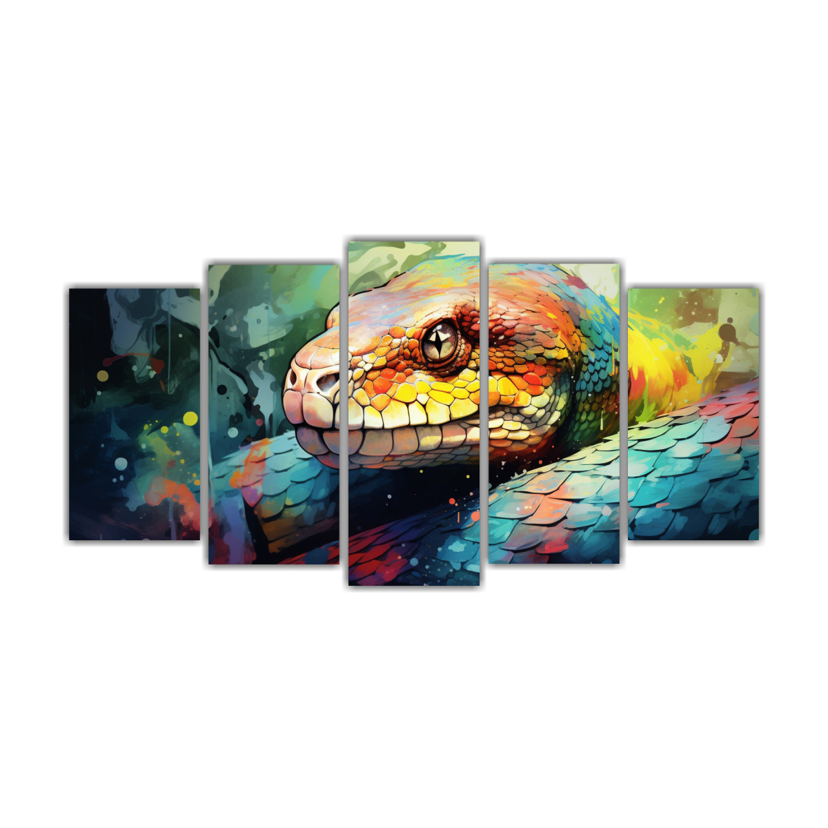 pinturas-de-acuarela-coloridas-estilo-anaconda-para-interiores-