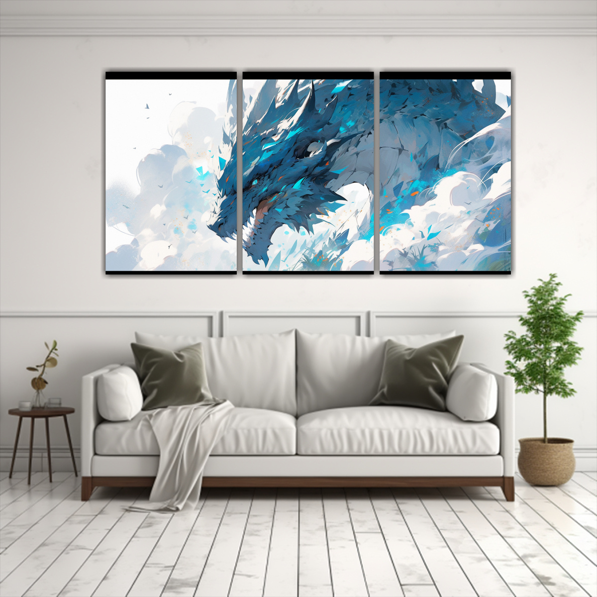 pinturas-de-arte-de-pared-movimiento-duradero-de-drag-n-en-colores-blanco-y-turquesa-atmosfera-neonoir-1-1