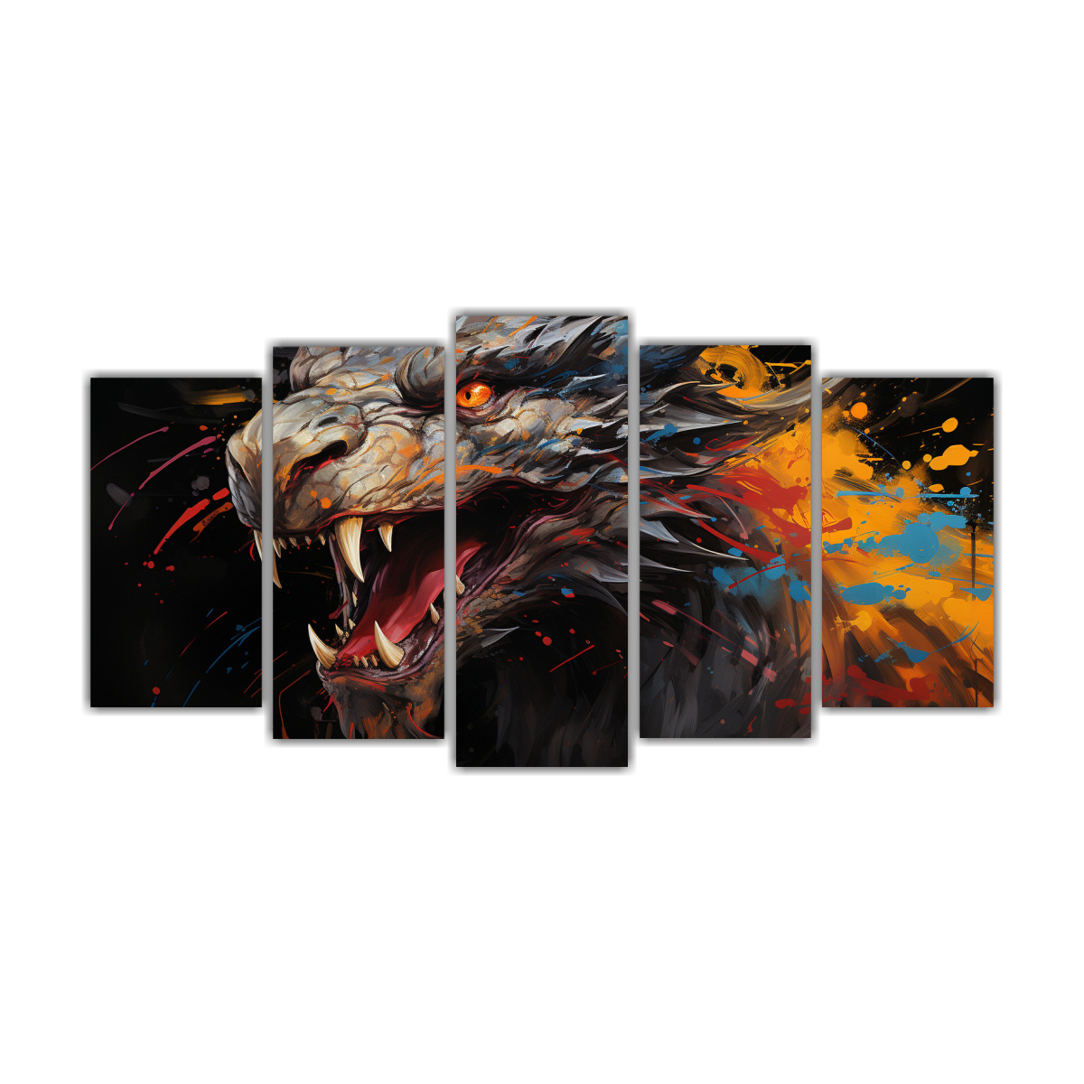 pinturas-de-decoraci-n-con-ambiente-neonoir-en-amarillo-y-rojo