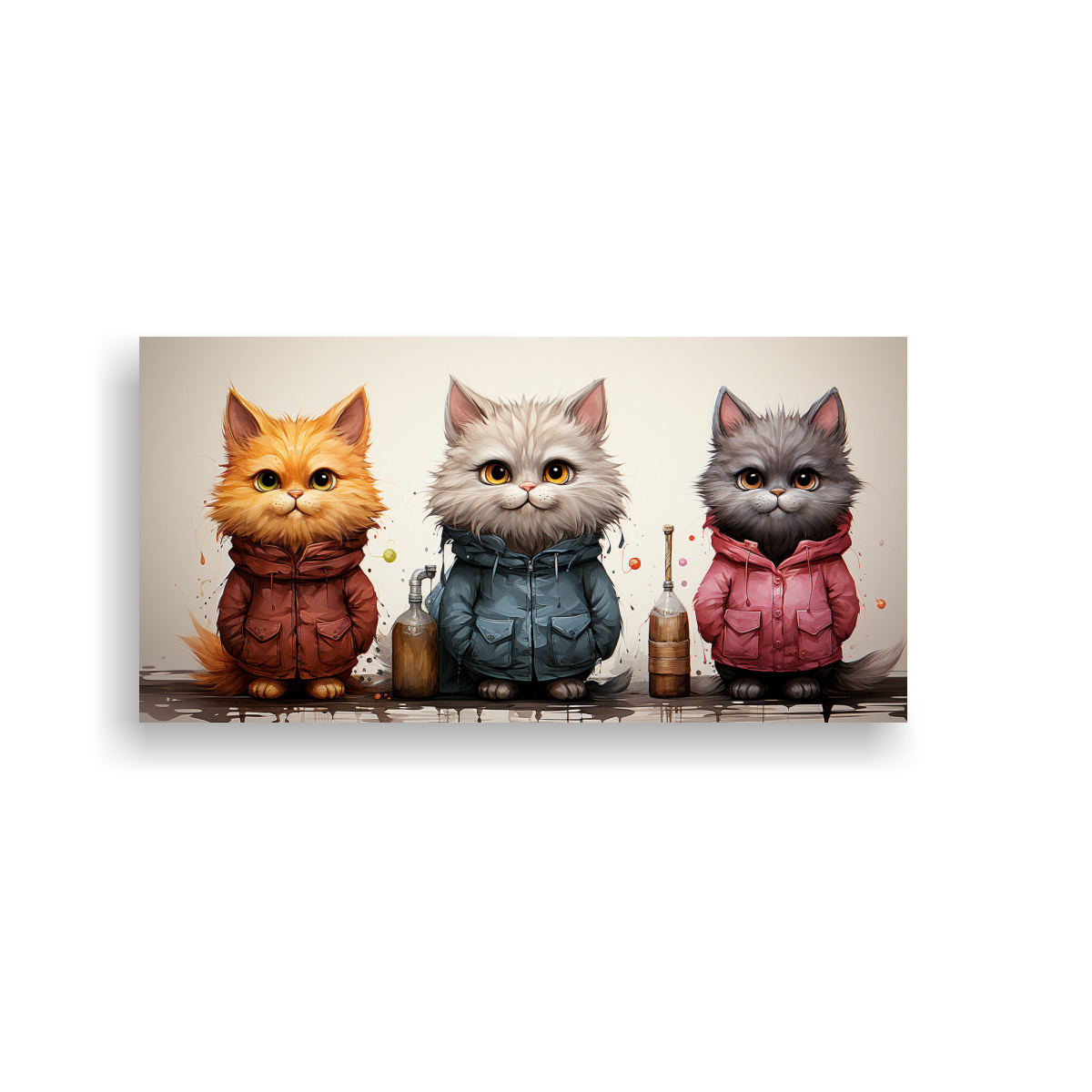 pinturas-de-decoraci-n-con-dise-o-de-caracteres-originales-de-tres-amigos-gatos-