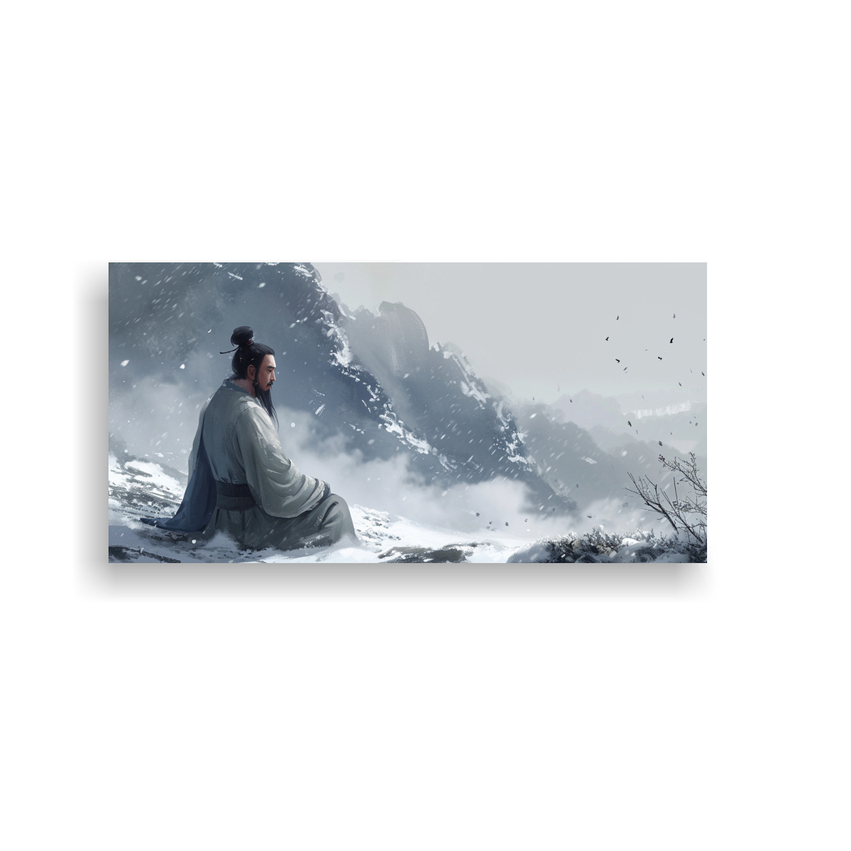 Pinturas De Decoración De Arte Fino: Serenidad Invernal De Diseño Época Confuciana