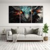 pinturas-de-pared-modernas-arte-gr-fico-de-drag-n-en-turquesa-y-negro-atmosfera-neonoir-1