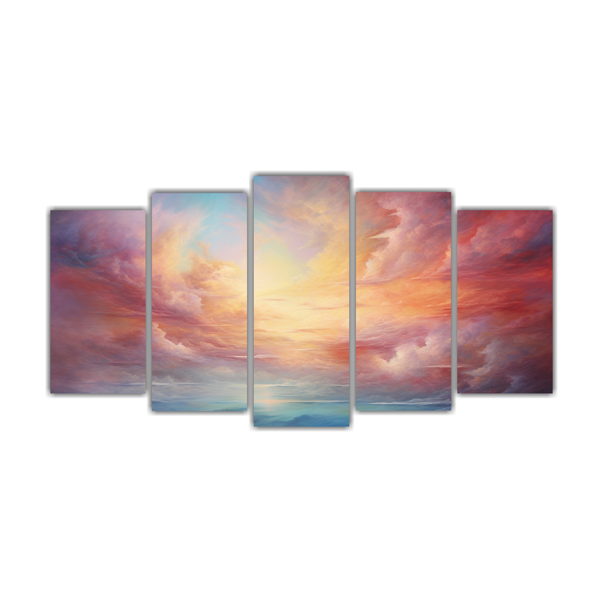 pinturas-decorativas-abstractas-de-amaneceres-y-atardeceres-con-colores-vibrantes-2