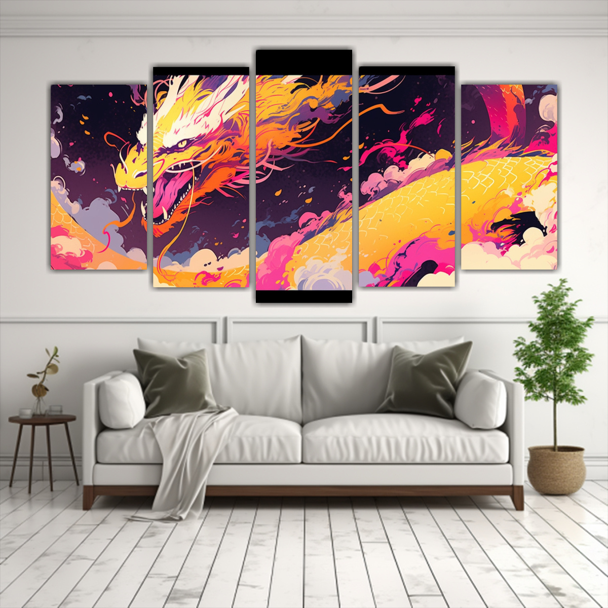 pinturas-decorativas-con-visi-n-conceptual-de-un-drag-n-en-colores-amarillo-y-rosa-en-atm-sfera-neonoir-1