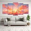 pinturas-decorativas-de-amaneceres-y-atardeceres-con-arco-ris-y-acuarela-1