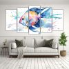 pinturas-decorativas-de-angelfish-en-pastel-y-acuarelas-neo-pop-1