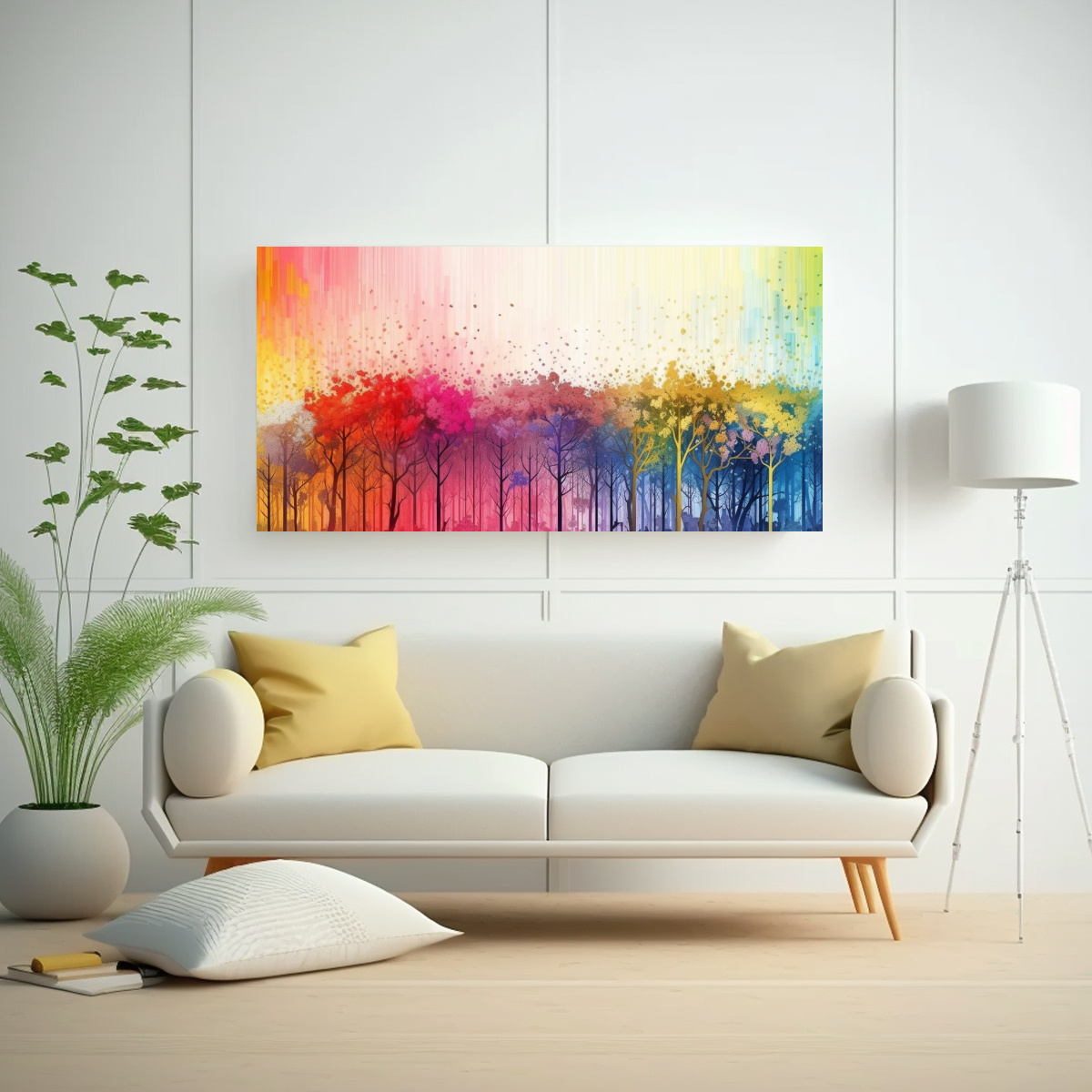 pinturas-decorativas-de-bosque-arco-ris-psicod-lico-en-fondo-blanco-1