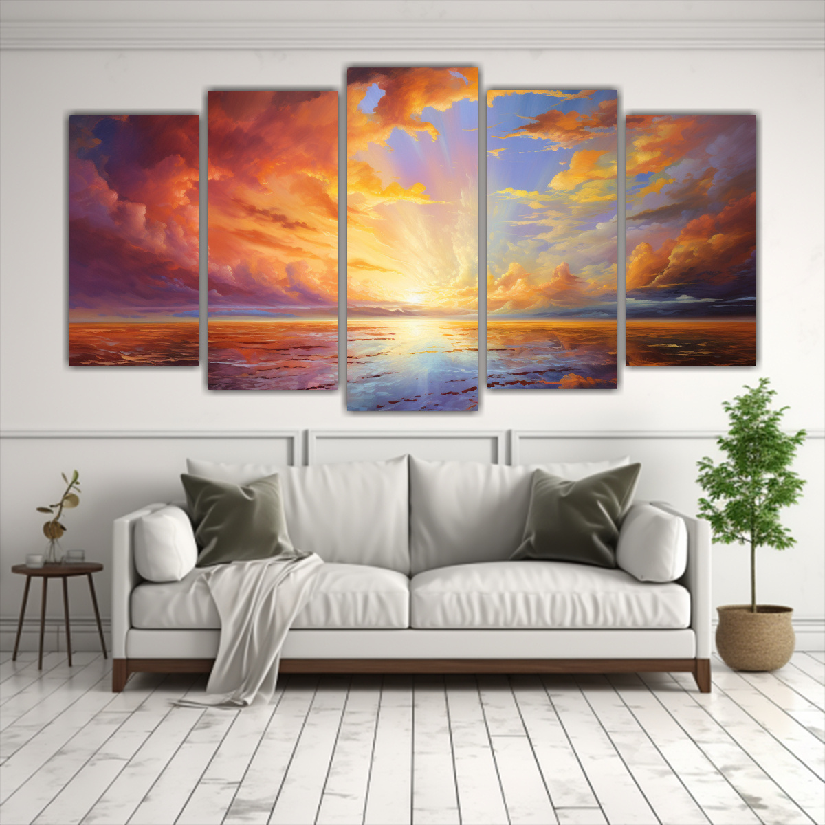 pinturas-decorativas-de-cielos-al-amanecer-y-atardecer-con-arco-ris-y-color-negro-1-1