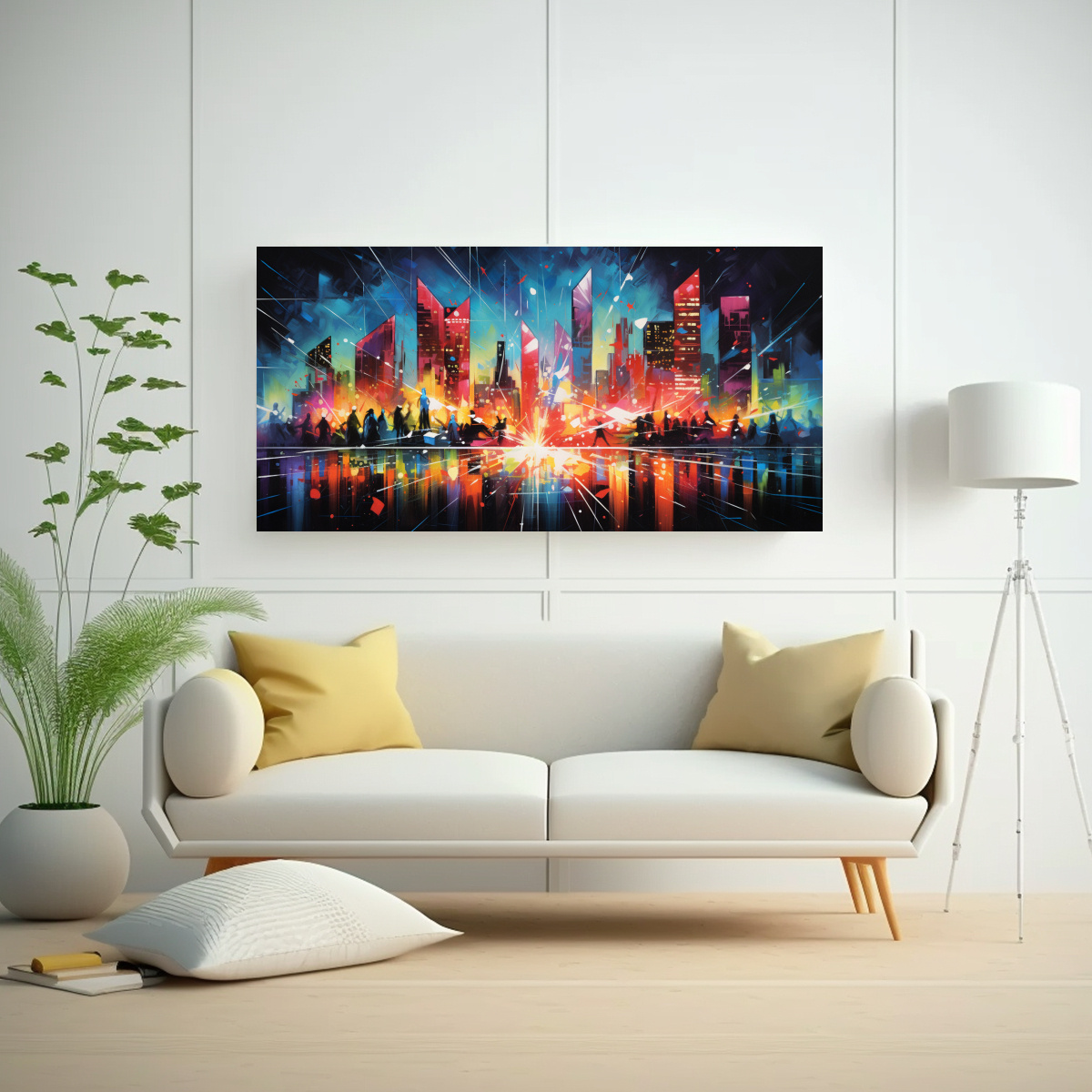 pinturas-decorativas-de-ciudad-en-ne-n-vivo-con-reflejo-abstracto-1