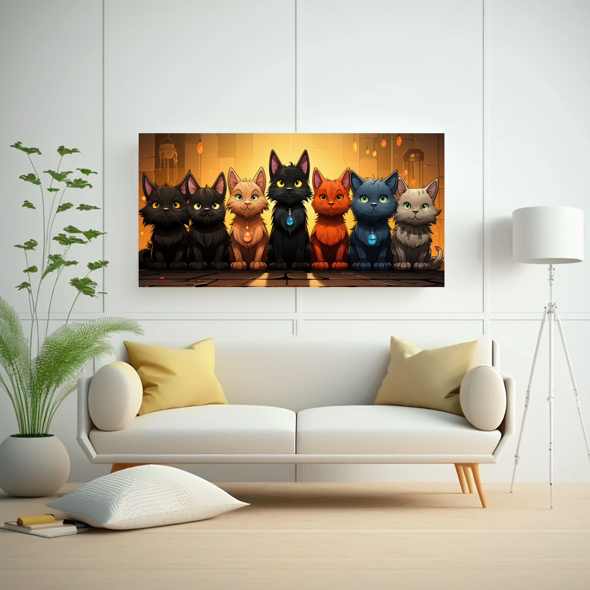 pinturas-decorativas-de-estilo-inspirador-de-arte-con-gatos-1-1