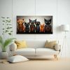 pinturas-decorativas-de-estilo-nico-de-cuadro-de-un-grupo-de-gatos-2