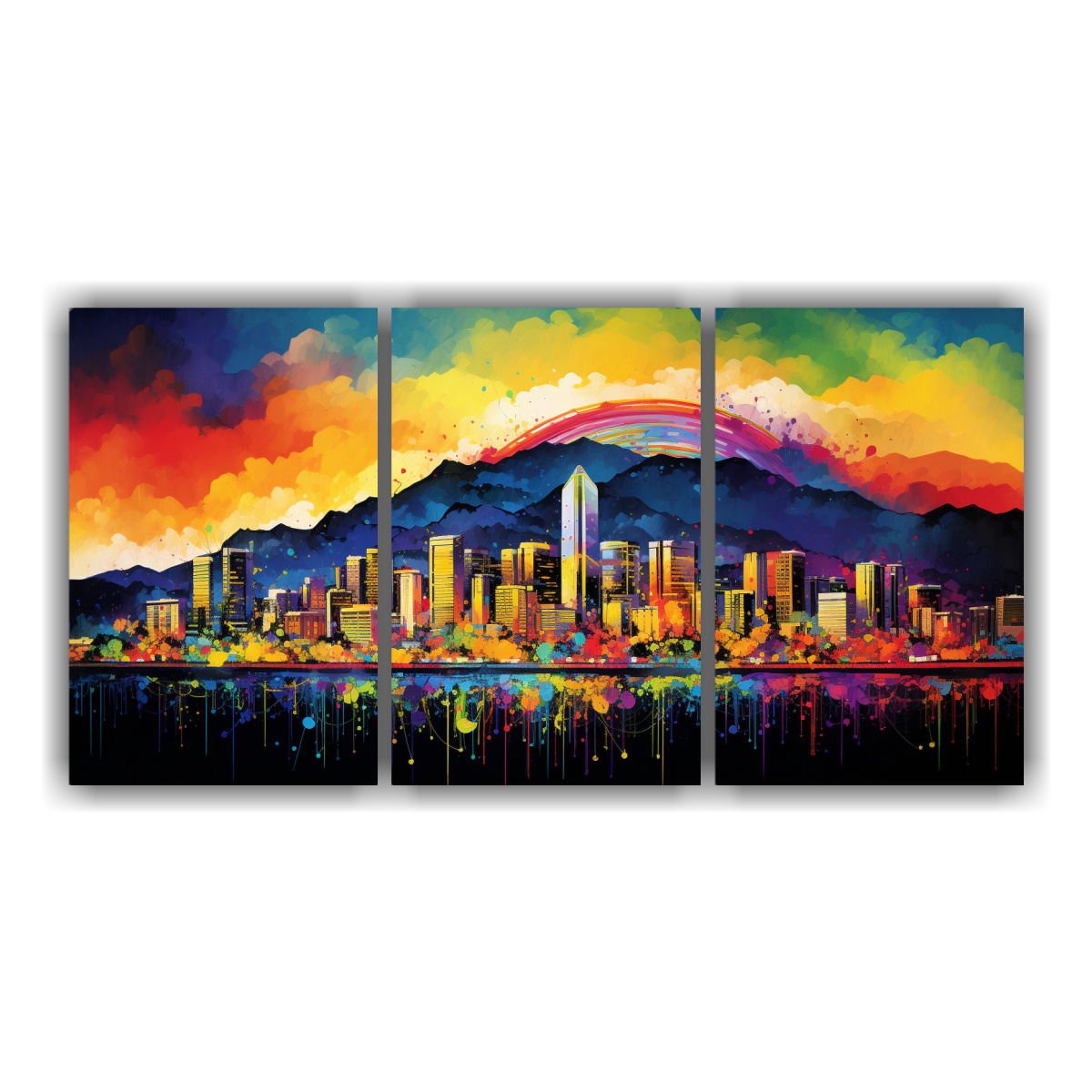 pinturas-decorativas-de-santiago-en-tonos-arco-ris-y-dorados-