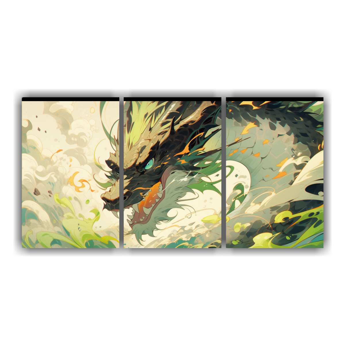 pinturas-decorativas-en-bastidor-drag-n-en-tonos-marr-n-y-verde-atm-sfera-neonoir