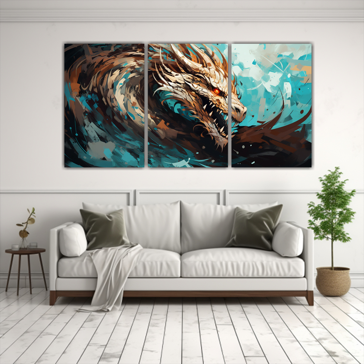 pinturas-decorativas-en-marr-n-y-turquesa-con-tem-tica-de-drag-n-1-1