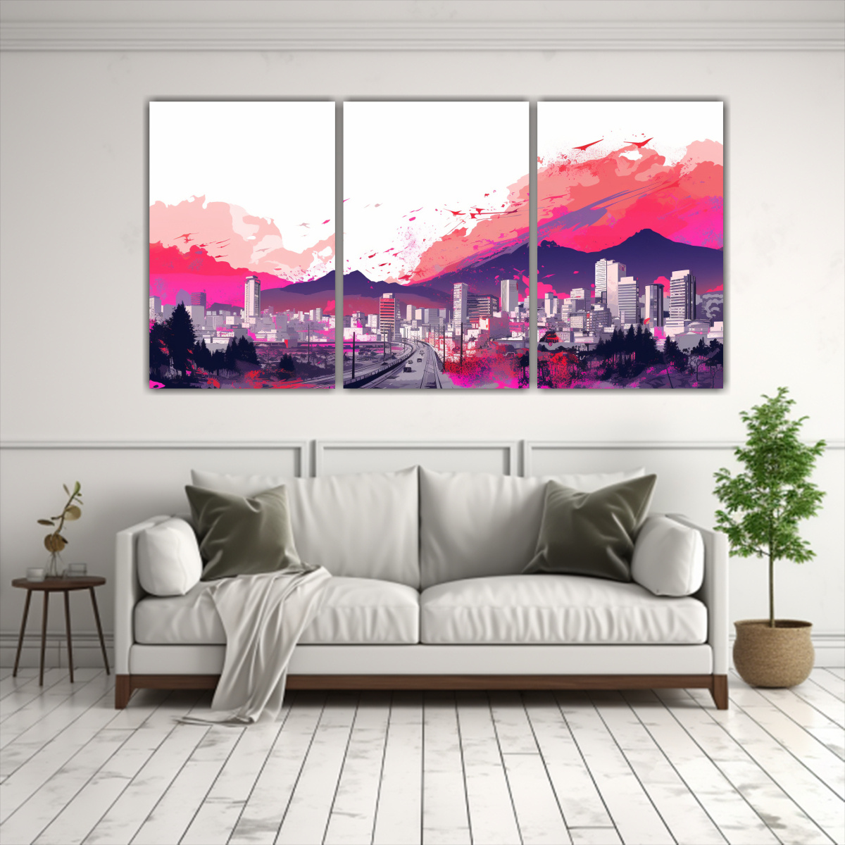 pinturas-decorativas-en-rosa-para-comedor-en-santiago-chile-1