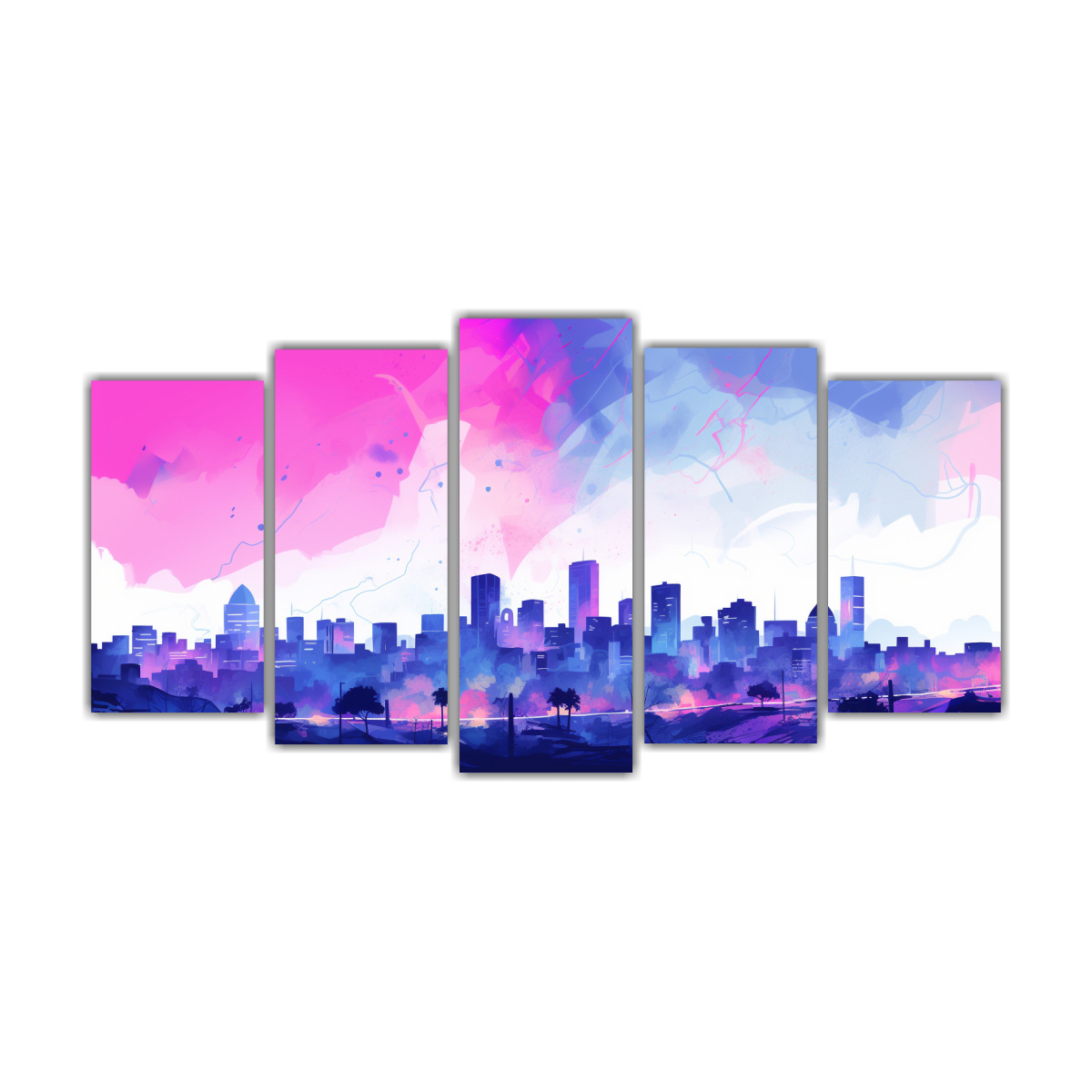 pinturas-decorativas-en-tonos-morado-y-azul-para-habitaci-n-en-santiago-chile-
