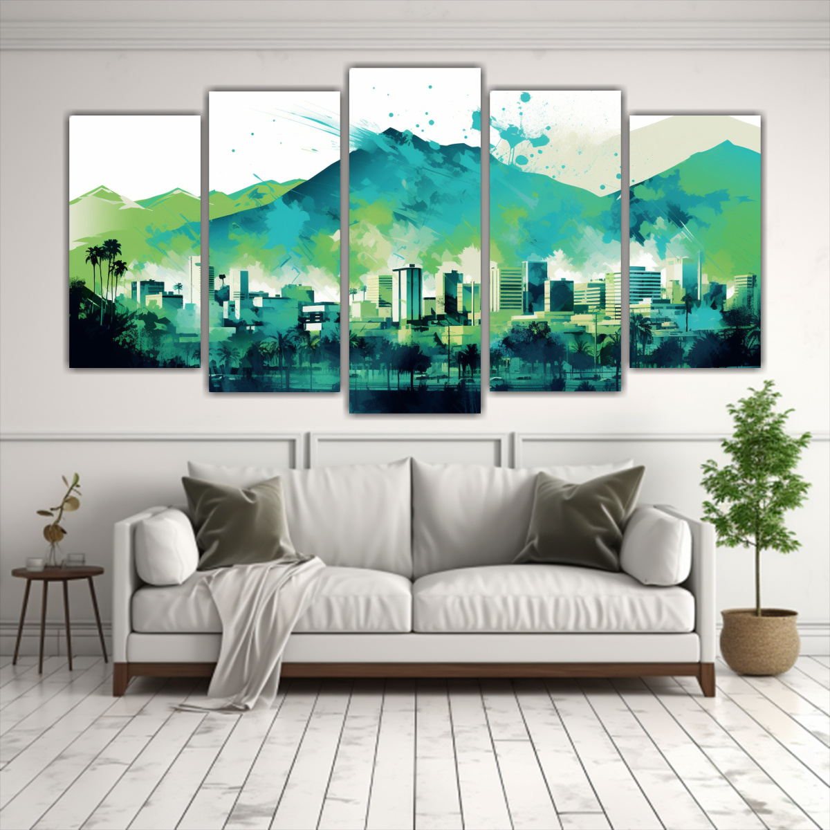 pinturas-decorativas-modernas-en-verdes-y-azules-para-santiago-chile-1-1