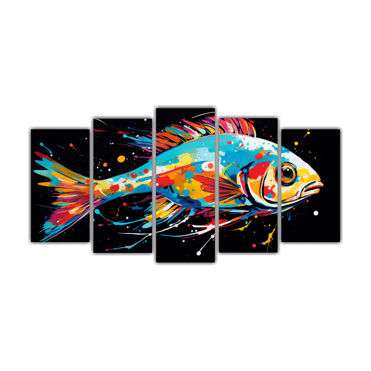 pinturas-florales-modernas-para-decoraci-n-zebrafish-en-colores-vibrantes-y-dorados-