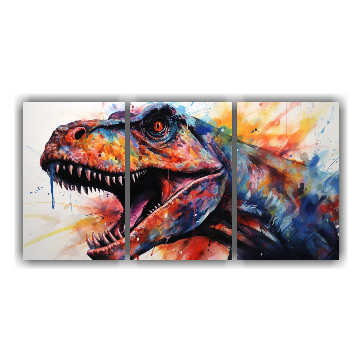 pinturas-juveniles-estilo-acuarela-coloridas-de-velociraptor