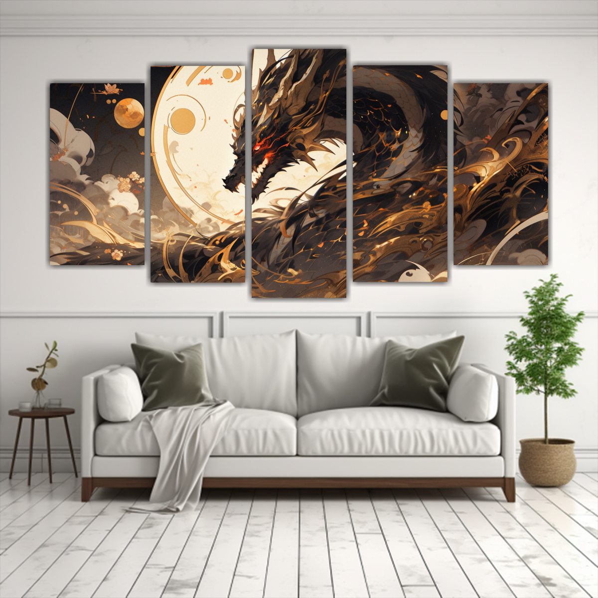 pinturas-modernas-de-lienzo-cinco-expresividad-de-drag-n-en-colores-vibrantes-y-oro-1