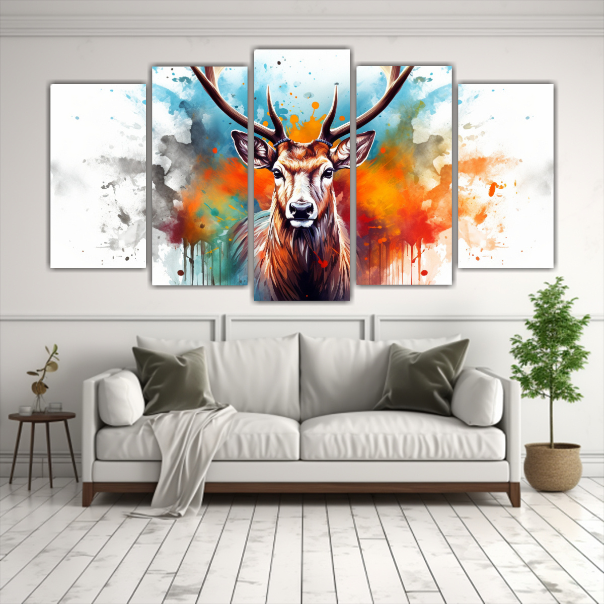 pinturas-modernas-de-lienzo-con-estilo-innovador-de-acuarelas-coloridas-de-ciervo-1