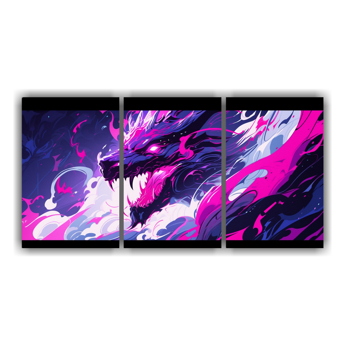 pinturas-modernas-exclusivas-de-drag-n-en-tonos-morado-y-rosa-ambiente-neonoir-