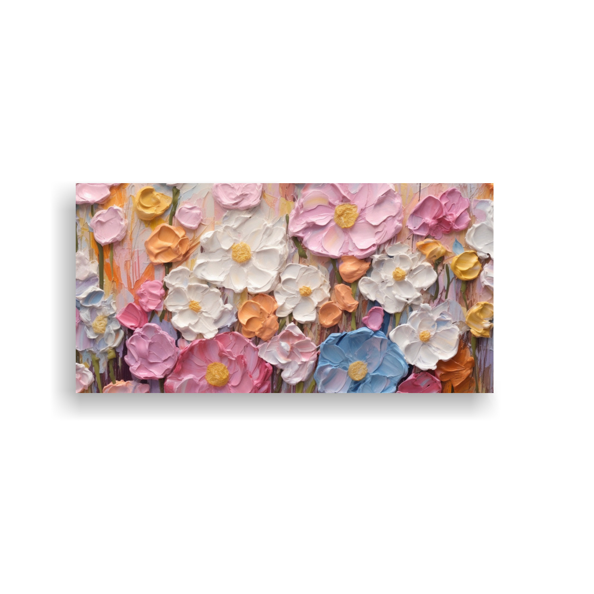 pinturas-nicas-de-flores-en-acr-lico-tipo-impasto-en-lienzo-moderno