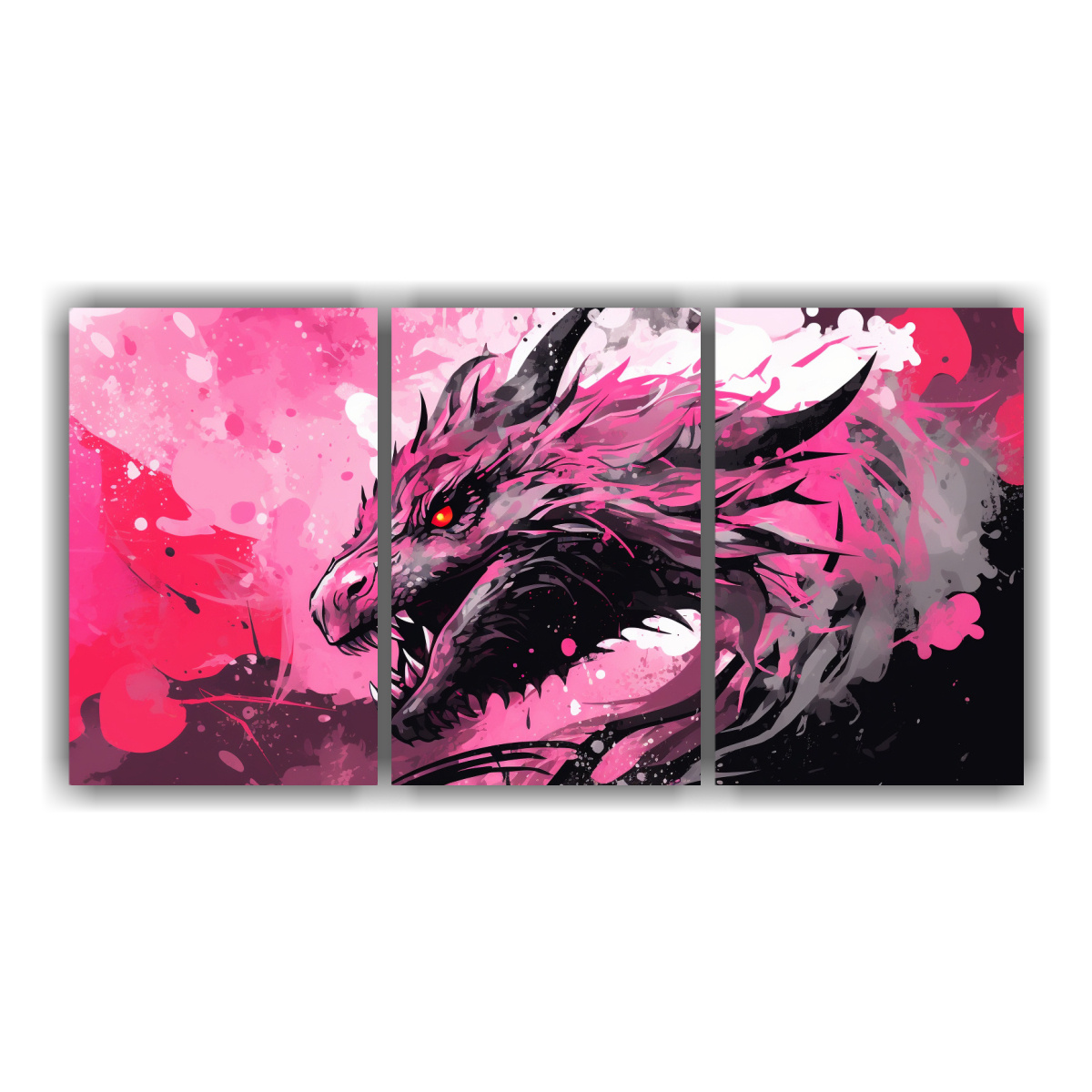 pinturas-originales-de-un-drag-n-en-rosa-en-bastidor-neonoir-pop-art