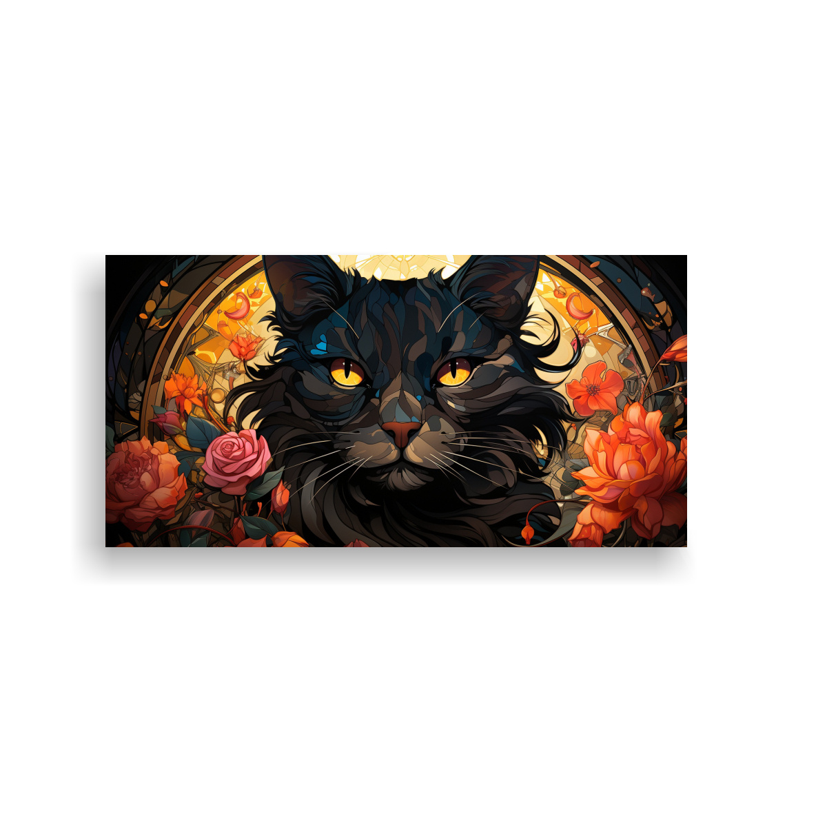 pinturas-vitrales-de-gatos-negros-sonrientes-en-armon-a-crom-tica-