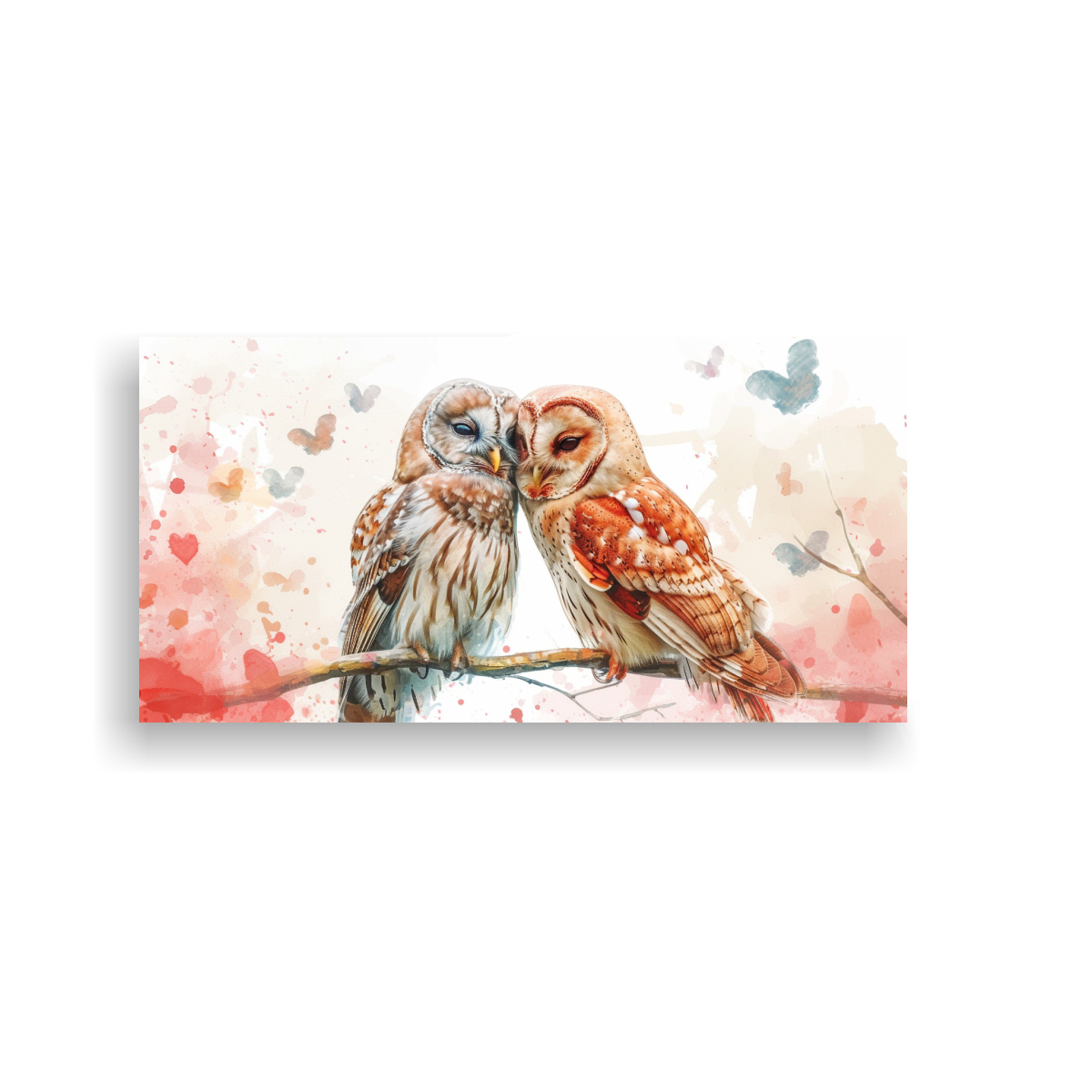 tarjeta-de-san-valent-n-con-lindo-cuadro-de-obra-maestra-de-tema-de-arte-fine-art-representando-un-alondra-macho-