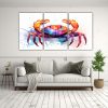 tr-ptico-decorativo-para-sala-cangrejo-en-colores-prismaticos-neo-pop-arte-1