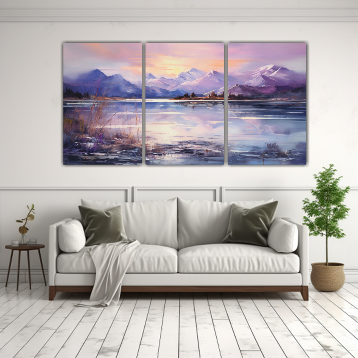 tr-ptico-imagen-econ-mico-monta-as-y-lagos-con-pintura-abstracta-en-tonos-morados-1