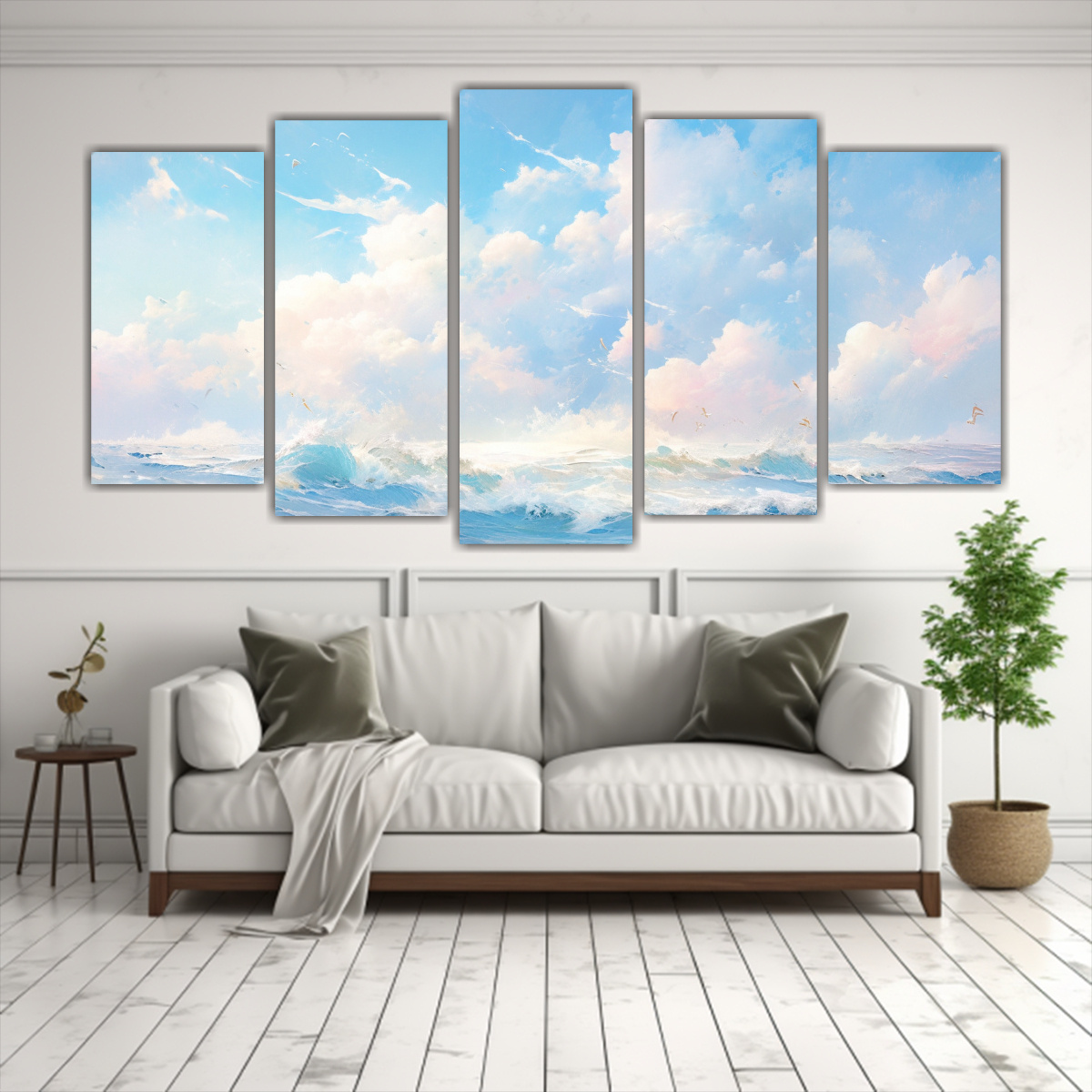 venta-de-cuadro-abstracto-blanco-inspirado-en-cielo-y-mar-1