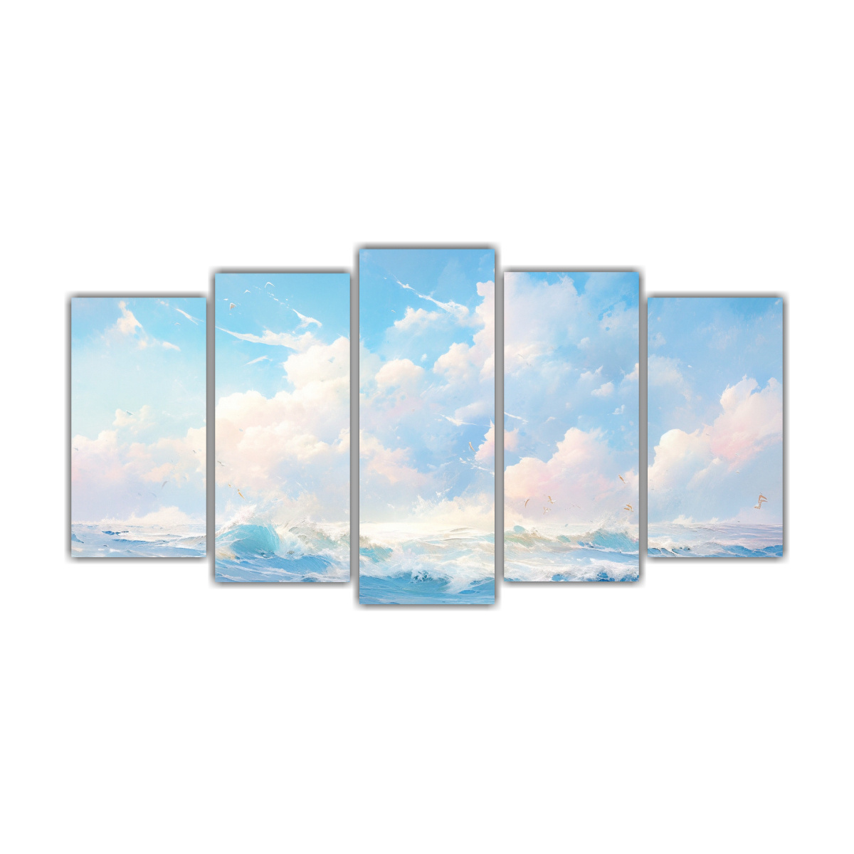 venta-de-cuadro-abstracto-blanco-inspirado-en-cielo-y-mar