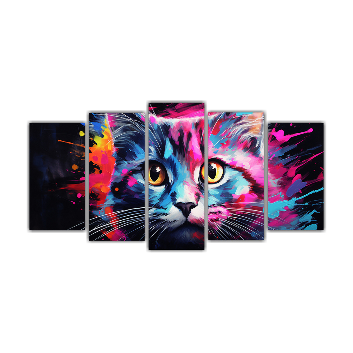 venta-de-cuadros-coloridos-al-estilo-leo-estilo-decorativo-simplicidad-en-cinco-obras